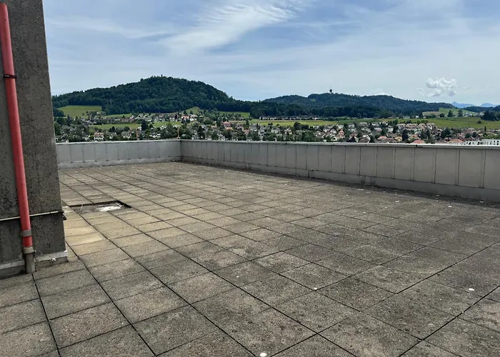 Apartment View In Town *