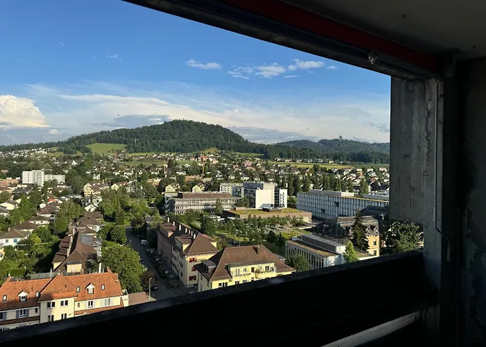 Apartment View In Town Koniz